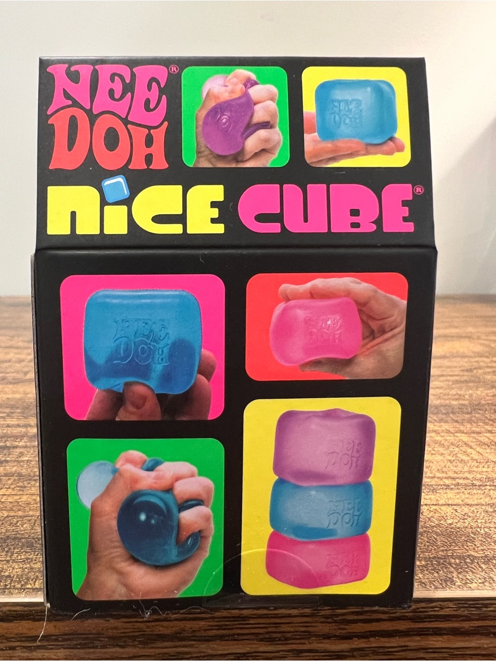 🔥💜Viral, rare! NeeDoh Nice Cube Super Solid Squishy - Purple 💜New, unopened* - Picture 4 of 5